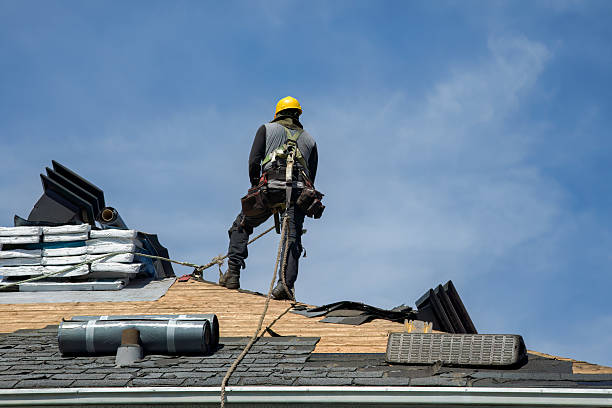 Professional Roofing technician working in Orviston, PA